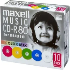 マクセル(maxell) CDRA80MIX.S1P10S 音楽用 CD-R 80分 1回録音 10枚のサムネイル