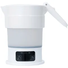 ミヨシ MBE-TK04/WH ホワイト 折りたためるケトル 600ml MBETK04WHのサムネイル