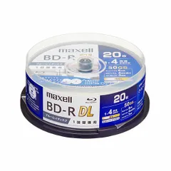 マクセル(maxell) BRV50WPG.20SP 録画用 BD-R ブルーレイディスク DL 2層 50GB 1回録画 プリンタブル 4倍速のサムネイル