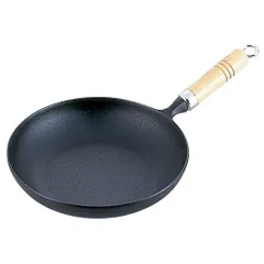 岩鋳 IH対応 南部鉄 オムレツパン 24cm 24-006 24006のサムネイル