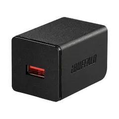 バッファロー(BUFFALO) BSMPA2402P1TBK ブラック USB急速充電器