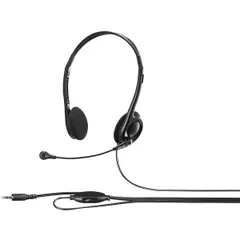 バッファロー(BUFFALO) BSHSHCS100BK ブラック 両耳ヘッドバンド式ステレオヘッドセットのサムネイル