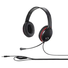 バッファロー(BUFFALO) BSHSHCS300BK ブラック 両耳ヘッドバンド式ヘッドセットのサムネイル