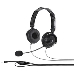 バッファロー(BUFFALO) BSHSHCS310BK ブラック 両耳ヘッドバンド式ステレオヘッドセットのサムネイル