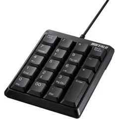 バッファロー BSTK110BK ナローフレームデザイン テンキー BSTK110BKのサムネイル