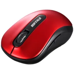 バッファロー BSMBW310RD レッド ワイヤレス BlueLED光学式マウス 5ボタン BSMBW310RDのサムネイル