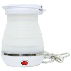 ミヨシ MBE-TK03/WH ホワイト 折りたためる電気ケトル 0.8Lのサムネイル