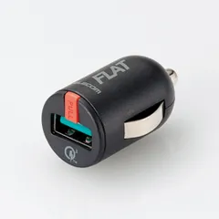 エレコム(ELECOM) MPA-CCUQ03BK ブラック 超コンパクト車載充電器 Quick Charge3.0