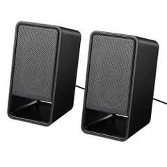 バッファロー(BUFFALO) BSSP300UBK ブラック PC用スピーカー USB電源ヘッドホン出力対応のサムネイル