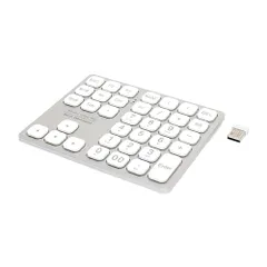 ミヨシ TEN24G02-SL シルバー ワイヤレステンキー 2.4GHz方向キー付き 無線 USB充電式のサムネイル