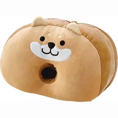 コジット ベーグルアニマルクッション 柴ちゃん 4969133901416のサムネイル