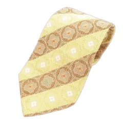 バーバリーズ Burberrys ネクタイ レギュラー シルク 絹 ロゴ ボーダー 総柄 茶 ブラウン /AH14 ■GY11