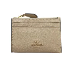 コーチ COACH カードケース 定期入れ ロゴ PVC 茶 ブラウン ■GY11 /MQ