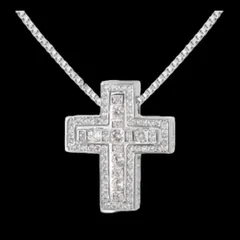 【N002】ネックレス　メンズ　レディース　ゴールド　シルバー　ファッション　クロス　おしゃれ　アクセサリー