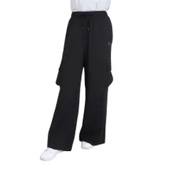 [プーマ] ロングパンツ スウェット ジャージ SUMMER PACK ワイドパンツ 680712 レディース 24年春夏カラー ブラック(01) [24年春夏カラー プーマ ブラック(01)] [S]