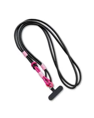 [yacanova] スマホ ショルダーストラップ 太め 斜め掛け ネックストラップ 携帯ショルダー レディース メンズ ハンズフリー／落下防止／T字型ホルダー付属