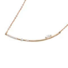 スワロフスキー SWAROVSKI ネックレス アクセサリー ロゴ ラインストーン ピンクゴールド色 ■GY11 /MQ