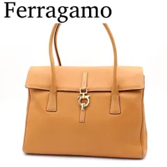【美品】Ferragamo ガンチーニ トートバッグ セミショルダー A4可