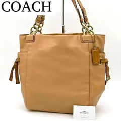 【良品】コーチ ハンドバッグ トートバッグ セミショルダーバッグ レザー 茶色