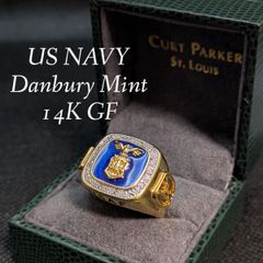 アメリカ海軍 ミリタリーリング 18KGF 18号 ダンベリーミント社 NAVY 