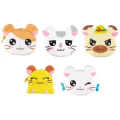 【中古】バッグ 全5種セット 「とっとこハム太郎 ふわふわフェイスポーチ」