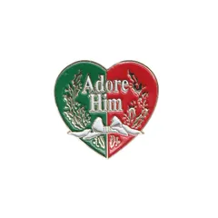 Adore Him ハート ピンズ クリスマス ピンバッジ ピンバッチ pins-23580