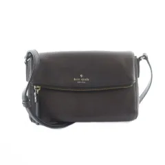 ケイトスペード KATE SPADE ショルダーバッグ 斜めがけ ロゴ グレインレザー 茶 ブラウン ■GY19 /MQ