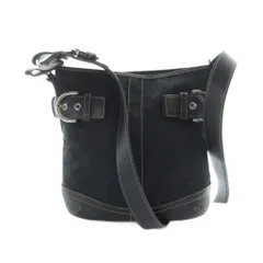 コーチ COACH 6740 ショルダーバッグ 斜めがけ ロゴ キャンバス レザー シグネチャー 黒 ブラック ■GY11 /MQ