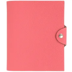 新品同様 エルメス ユリスPM トゴ ローズアザレ シルバー金具 □R刻印(2014年製) ノートブックカバー 0135 HERMES