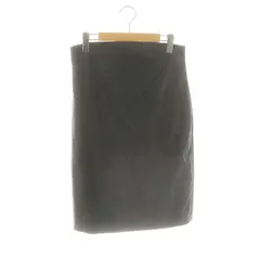 ガリャルダガランテ GALLARDAGALANTE ハイウエストエコレザースカート タイト ミモレ ロング 2 黒 ブラック /AT ■OS