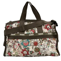 LESPORTSAC(レスポートサック) ショルダーバッグ アイボリー×ベージュ×マルチ 花柄