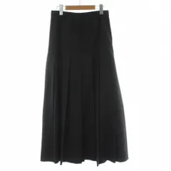 クラネ CLANE WIDE PLEATS LONG SKIRT ロングスカート プリーツ 黒 ブラック ワイド 19109-6022 /PP ■GY20
