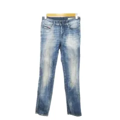 ディーゼル DIESEL Sandy ジーンズ W25 L32 青 ブルー インディゴ ウォッシュ加工 スリムフィット 長ズボン /MN16 ■GY11