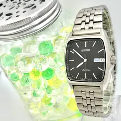 【新品電池】SEIKO セイコー Chronos クロノス メンズ 腕時計 シルバー デイデイト 5H23-5110 851313
