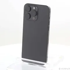 〔中古品〕 iPhone15 Pro Max 256GB ブラックチタニウム MU6P3J／A SIMフリー【348】