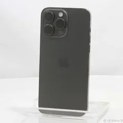〔中古品〕 iPhone15 Pro Max 256GB ブラックチタニウム MU6P3J／A SIMフリー【262】