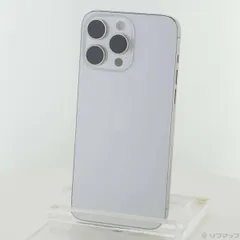 〔中古品〕 iPhone15 Pro Max 256GB ホワイトチタニウム MU6Q3J／A SIMフリー【269】