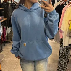 (NO 9)Carhartt カーハート ヴィンテージ スカイブルー フード Tシャツ