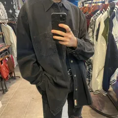 (NO 9) LEVI'S リーバイス ブラックデニム シャツ