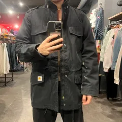 Carhartt カーハート ヴィンテージ デトロイト ジャケット ロング丈 ブラック