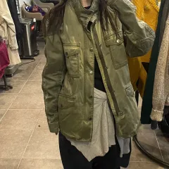 (NO 9) DIESEL ディーゼル ヴィンテージ ショート マウンテンパーカー ジャケット カーキ