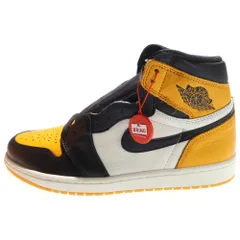 NIKE (ナイキ) AIR JORDAN 1 RETRO HIGH OG TAXI 555088-711 エアジョーダン 1 レトロ タクシー ハイカットスニーカー シューズ イエロー/ブラック US9/27.0cm