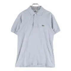 LACOSTE (ラコステ) フロント刺繍 ショートスリーブ 半袖ポロシャツ グレー L1264Z