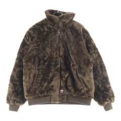 SUPREME (シュプリーム) 25AW ×DICKIES Reversible Quilted Faux Fur Work Jacket ディッキーズ リバーシブルキルテッド フェイクファー ワークジャケット ブラウン