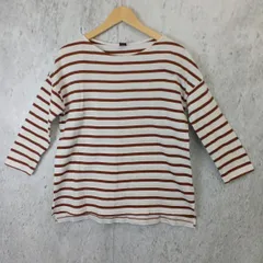 URBAN RESEARCH DOORS アーバンリサーチドアーズ ボーダーワイドプルオーバー ネックカットソー レディース 〇◇