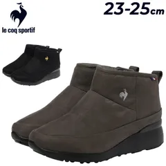 ルコック レディース ウィンターブーツ 幅広 3E相当 靴 le coq sportif LCS LCS LCS ムート｜ショートブーツ 設計 軽量 防滑  スウェード調 ブーティ 靴   レディースブーツ 婦人靴 おしゃれ  雨 雪 /LU5FBT91LZ