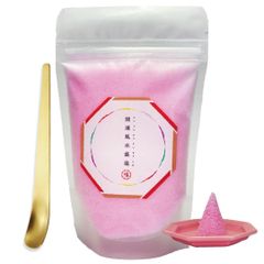 開運風水盛り塩セット お清め塩 固め器付き 開運 浄化 （桃色 ）