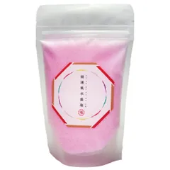 開運風水盛り塩 140g お清め塩 浄化 厄除け （桃色 ）