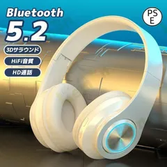 新しい未使用 ワイヤレスヘッドホン ヘッドセット 通話機能 Bluetooth5.2 折畳み式 有線 無線 高音質 ノイズキャンセリング 長時間再生 HiF