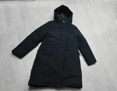 プーマ ダウンジャケット ロング丈 ヒート フード L ブラック ほぼ新品